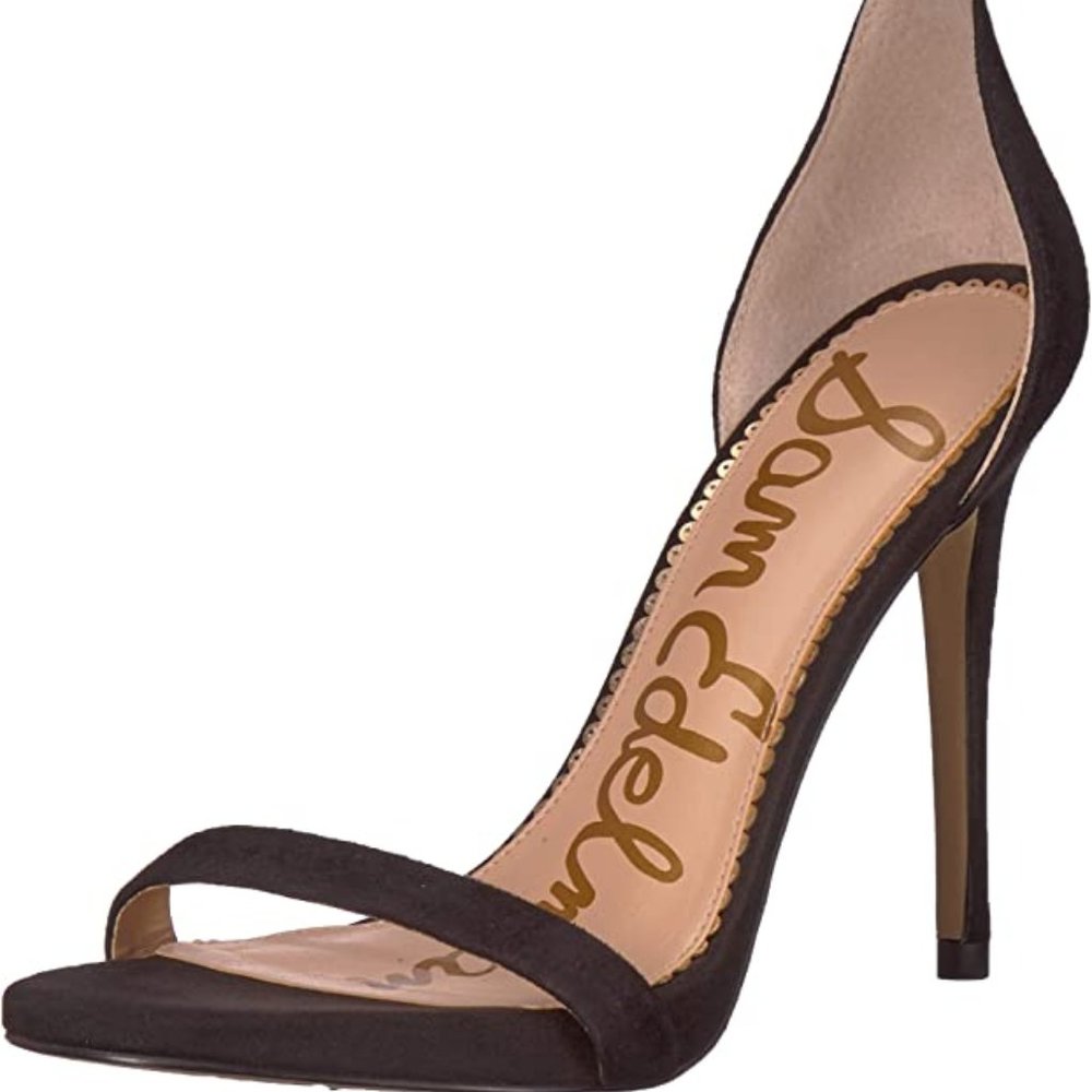 NIB  Sam Edelman Women's Ariella Heeled Sandal- black suede size 6 👠💗💃